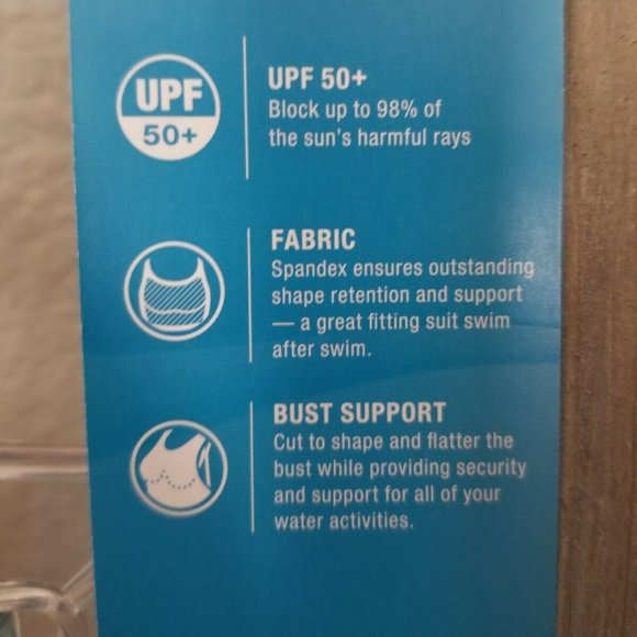 Speedo Women One Piece Halter Tie Swimsuit Hyper-- Royal Blue - Picture 8 of 9